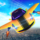 Futuristic Flying Car Taxi Simulator Driving иконка