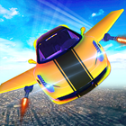 Futuristic Flying Car Taxi Simulator Driving 圖標