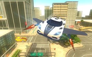 Futuristic Flying Car Taxi Simulator Driving capture d'écran 3