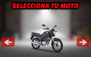 Moto Stunt Wheelie Affiche