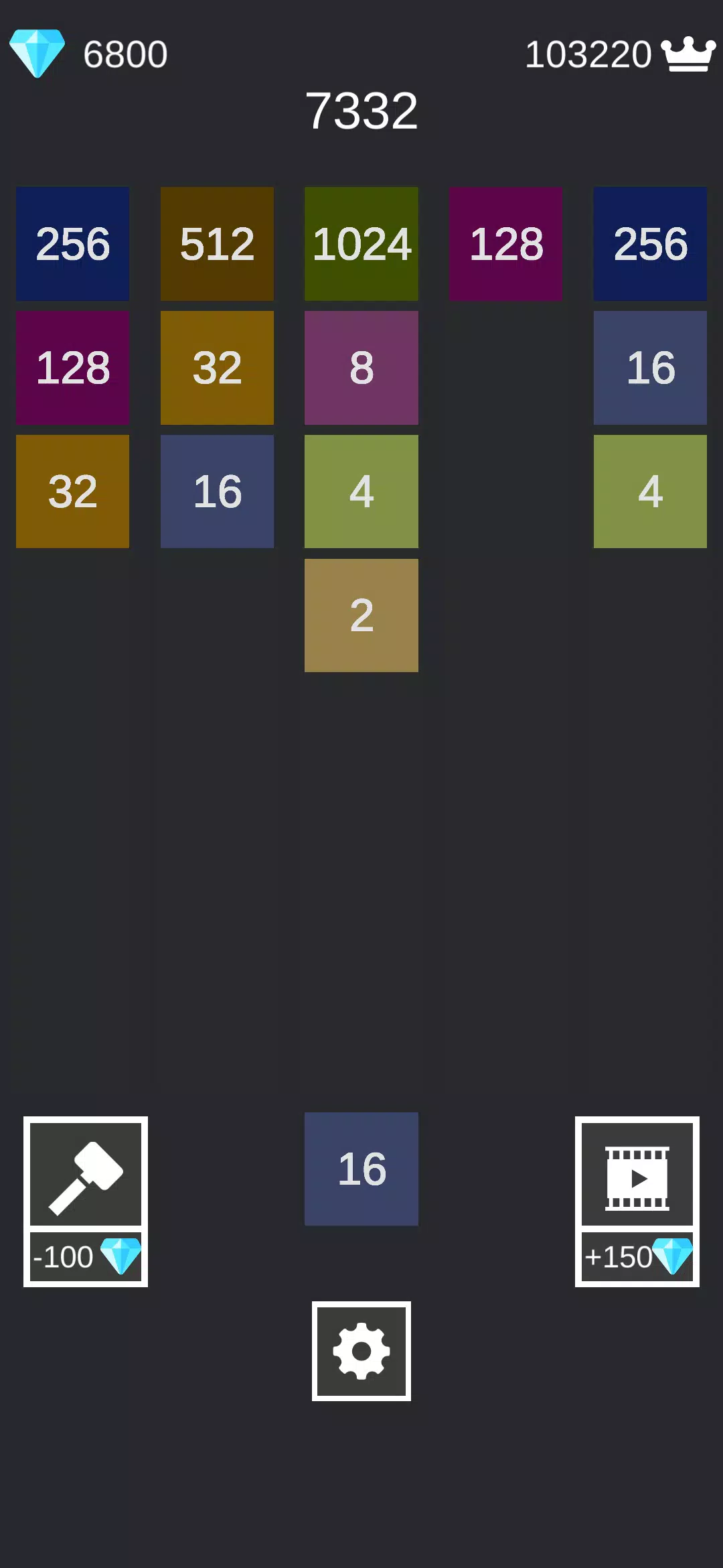 X2 Blocks Merge 2048 Puzzle