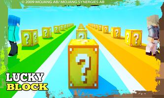 Max Lucky Block for MCPE. Minecraft Mods / Add-ons Affiche