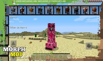 Hide Morph Mod to Minecraft PE plakat