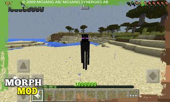 モーフ Mod を Minecraft PE に隠す スクリーンショット 1