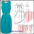 Padrões de vestidos completos ícone