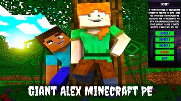 Giant Alex Mod for Minecraft syot layar 1