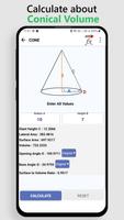 Conical Volume Calculator تصوير الشاشة 1