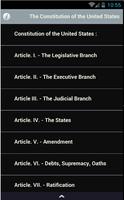 U.S Constitution + Amendments Screenshot 1