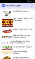 Fast Food & Restaurant Coupons poster