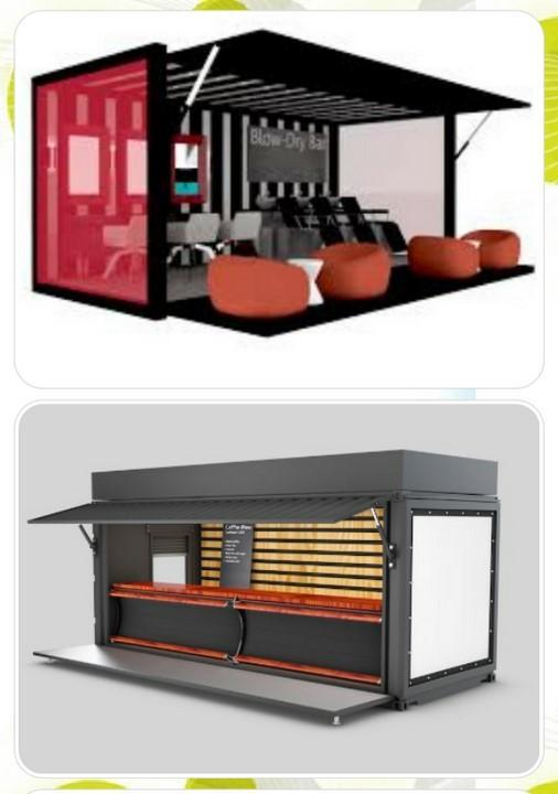 30 Ide Desain  Interior Booth  Container  Stylus Point