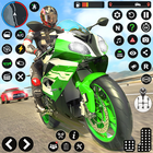 Motorbike Traffic Race Game simgesi