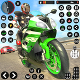 Motorbike Traffic Race Game biểu tượng