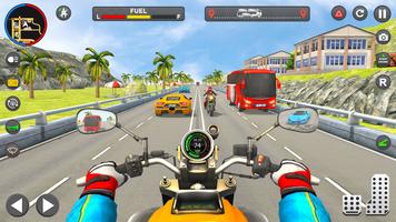 Motorbike Traffic Race Game Ekran Görüntüsü 2