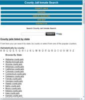 3 Schermata County Jail Inmate Search