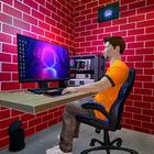 Job-Simulator für Internetcafé Zeichen