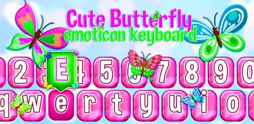 Schmetterling Emoji Tastatur