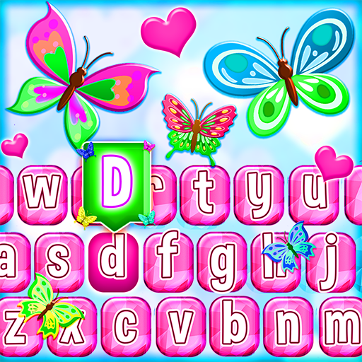 Schmetterling Emoji Tastatur