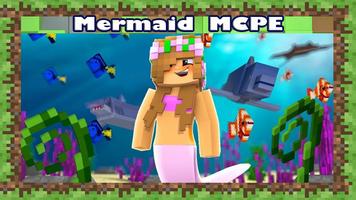MCPE Mermaid and Tail Mod Affiche