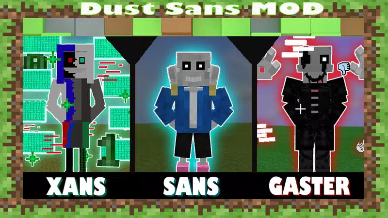 Dust Sans Undertale Mod for Minecraft PE APK for Android Download