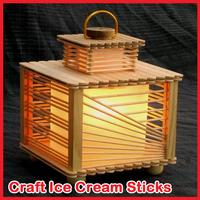 Craft Ice Cream Sticks Poster