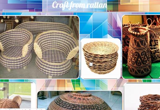 Craft from rattan poster