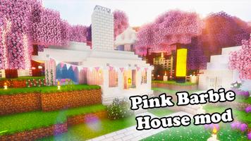 Mod Barbie Pink House for MCPE постер