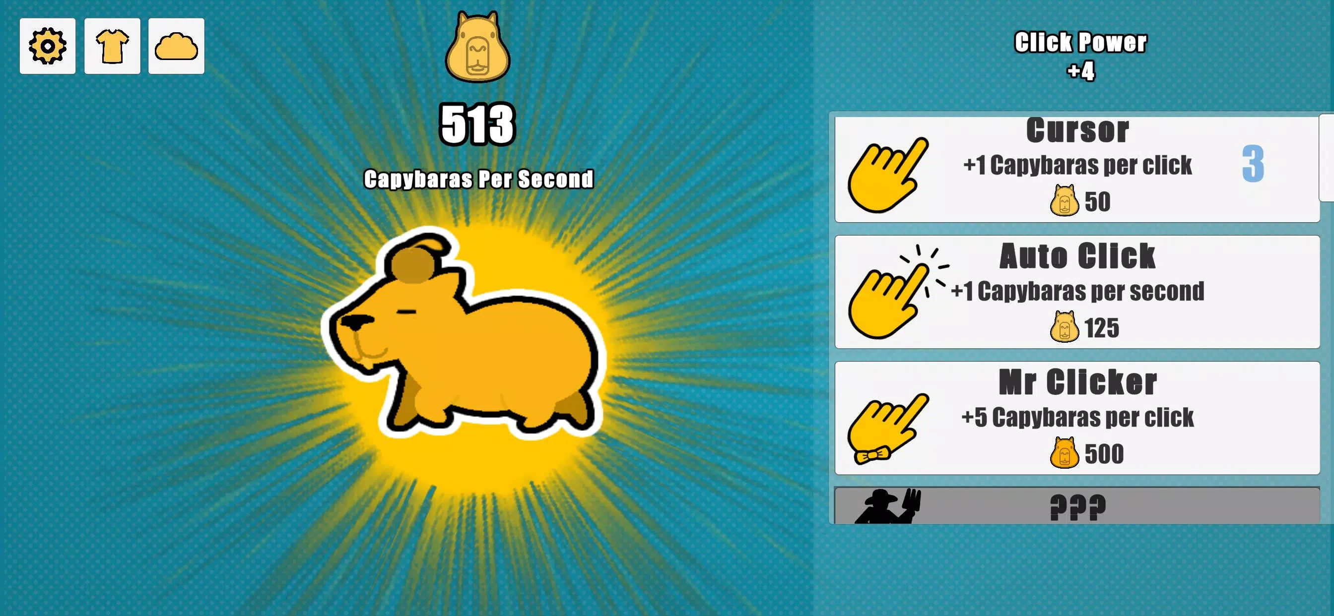 Capybara Clicker - Jogue DESBLOQUEADO Capybara Clicker no DooDooLove