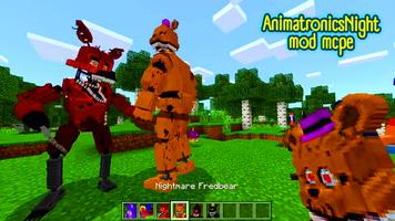 Mod Animatronics Night fnaf Cartaz
