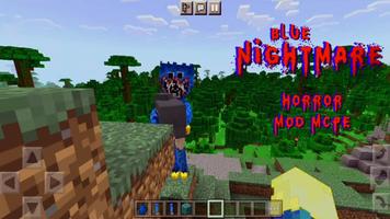 Horror mod mcpe Blue Nightmare تصوير الشاشة 1