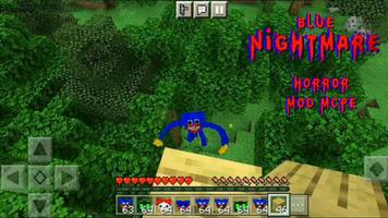 Horror mod mcpe Blue Nightmare تصوير الشاشة 2