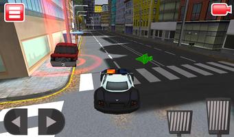 3D Police Car Chase Ekran Görüntüsü 2