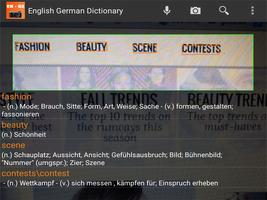English German Camera Dict स्क्रीनशॉट 1