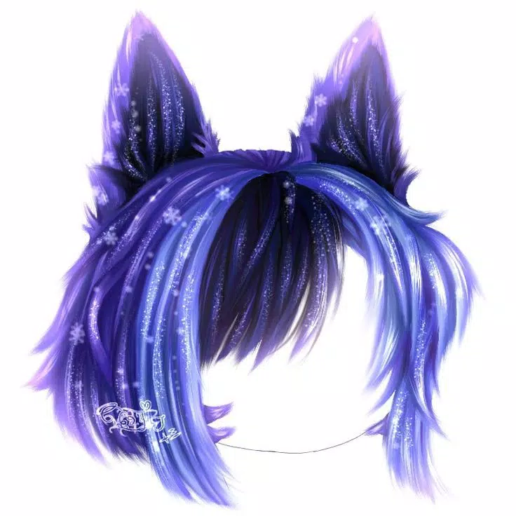 Hair Edit - Gacha Life Hair Edit, HD Png Download is free