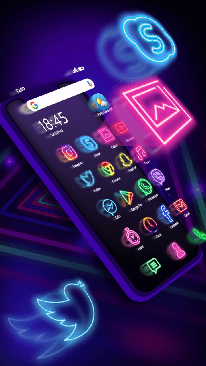 App Symbole Andern Neon Icon Erstellen Fur Android Apk Herunterladen