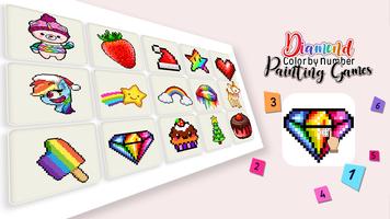 ✎ Diamond Color by Number - Painting Games ✎ poster