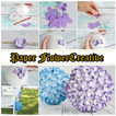 Bricolage fleur de papier créatif