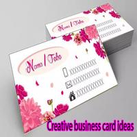 Creative business card ideas poster