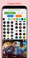 Creepy Smile Keyboard theme الملصق