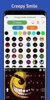 Creepy Smile Keyboard theme تصوير الشاشة 2