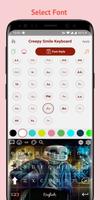 Creepy Smile Keyboard theme capture d'écran 3