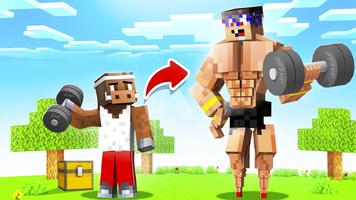 Ginásio Clicker Mod Minecraft captura de pantalla 1