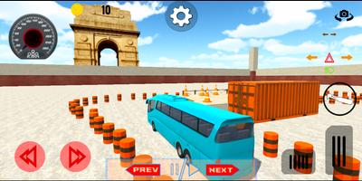 Delhi Bus Parking Indian games Poster