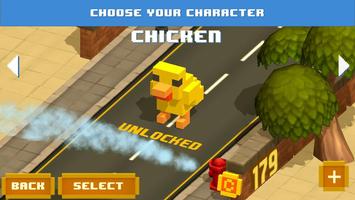 Crossy Chicken Endless Arcade Affiche