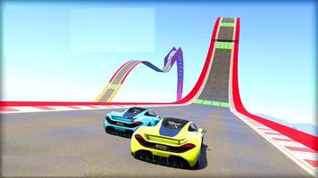 Mega Ramp Car Offline Games syot layar 1