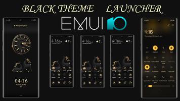 EMUI 10 Black Themes Launchers and Wallpapers poster