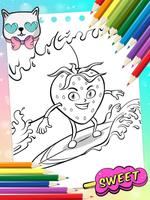 Fruits Coloring Book screenshot 1