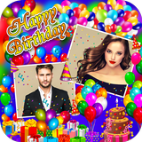 Birthday Dual Photo Frame icon
