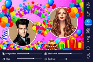 Birthday Dual Photo Frame screenshot 2