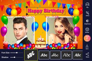 Birthday Dual Photo Frame screenshot 3