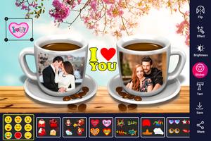 Coffee Cup Dual Photo Frame screenshot 3